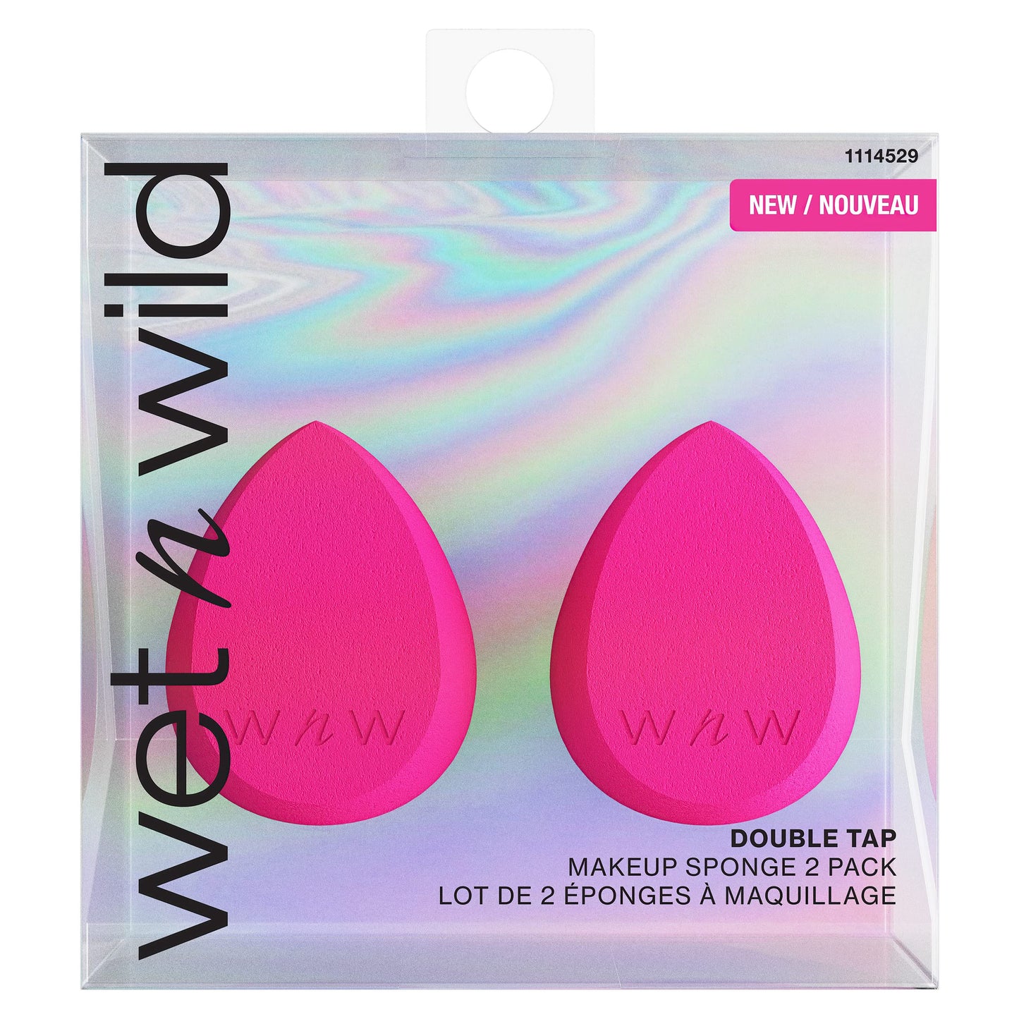 wet n wild Double Tap Makeup Sponge Set, Foundation Blending Beauty Sponge Flawless for Liquid, Cream, and Powder Dry and Wet Blender Make Up Use Vegan, Cruelty Free - Medaid International