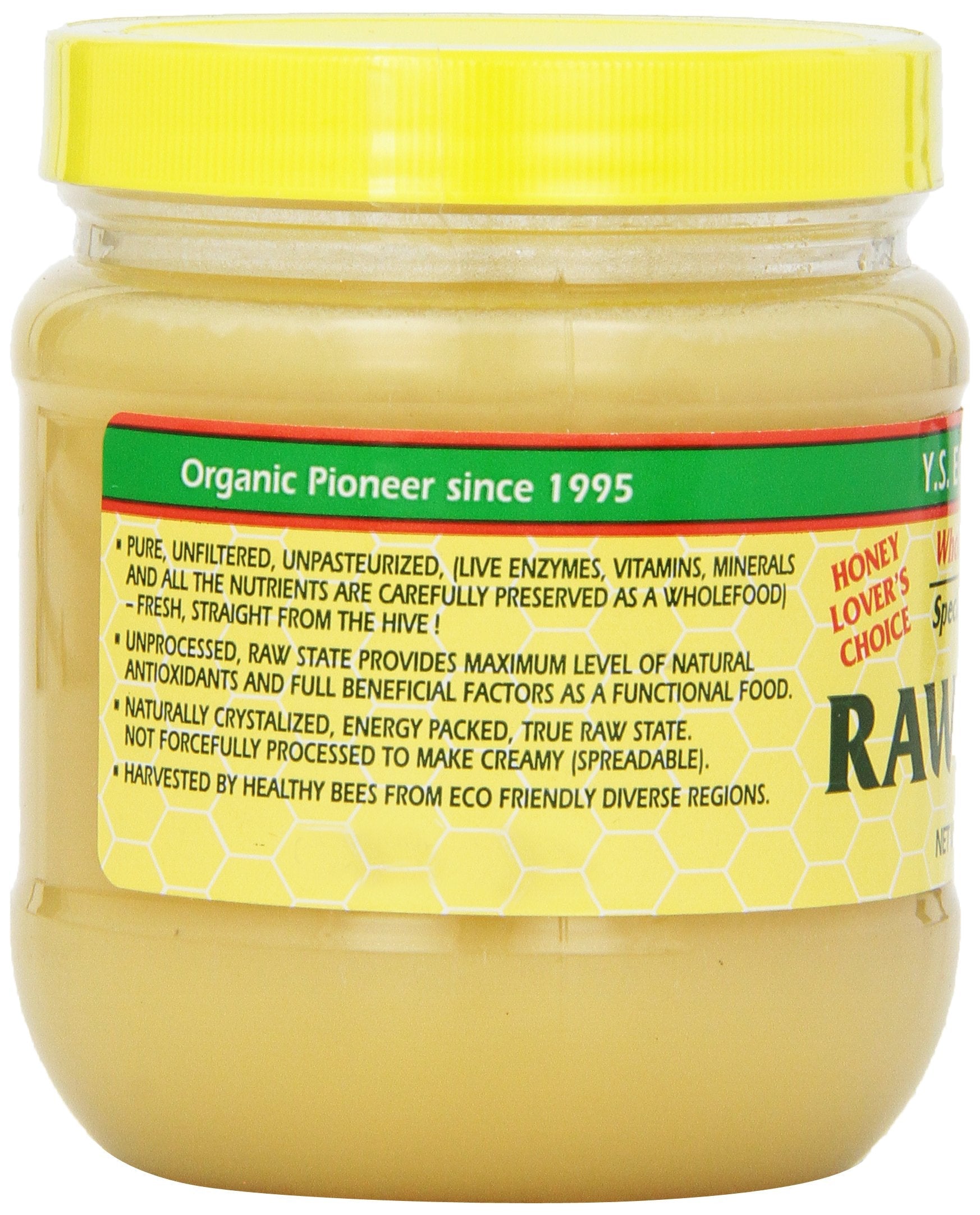 YS Organic Bee Farms - Healthy Honey (Raw), 14 oz - Medaid International