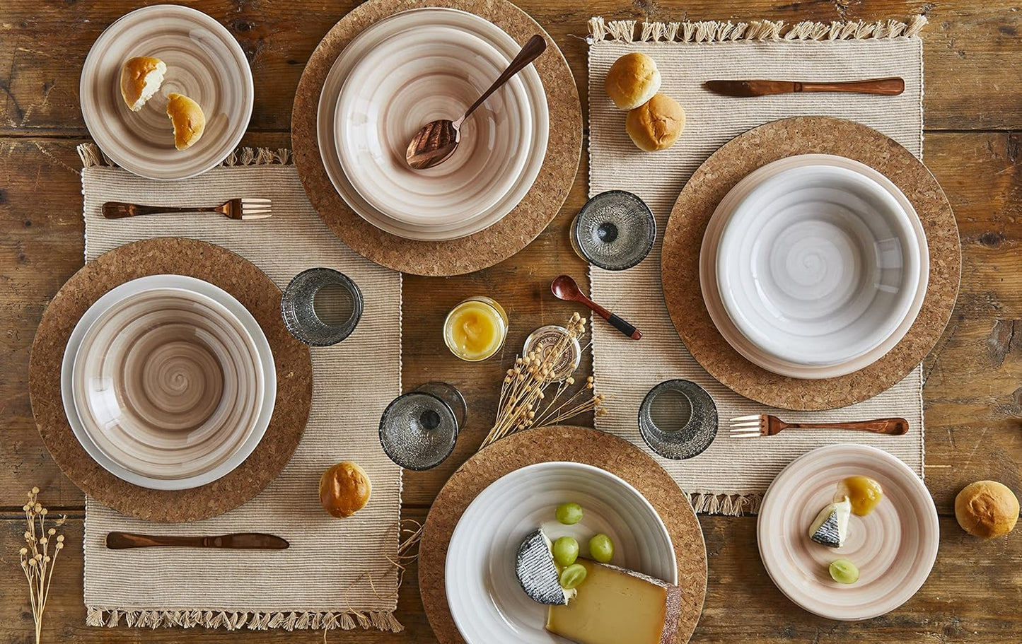 Tognana Sabrina Cipria dinnerware Set (18 Pcs )