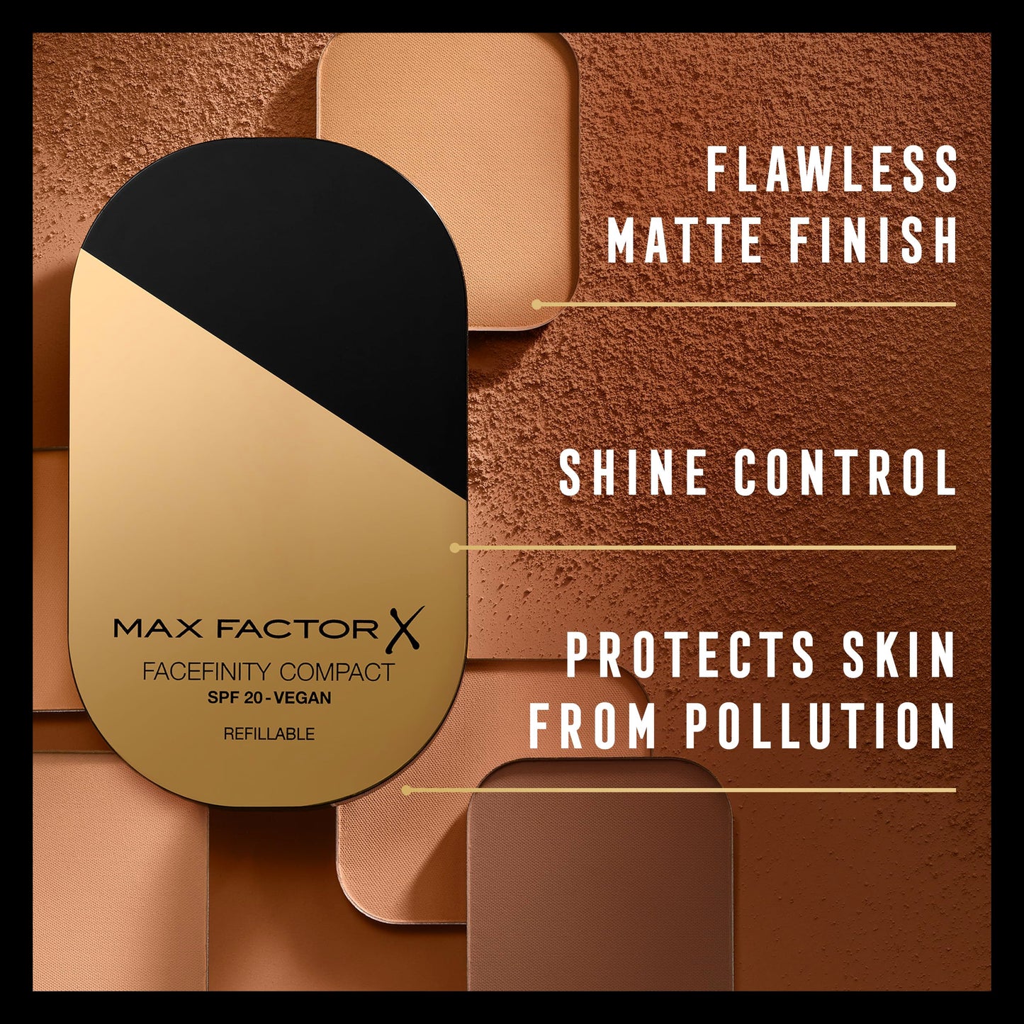 New Max Factor Facefinity Compact Foundation SPF20-01 Porcelain - Medaid International