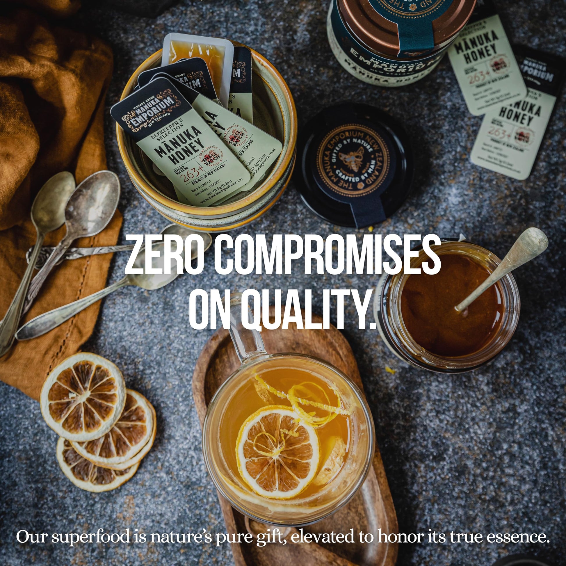 Manuka Emporium Raw Manuka Honey Packets On-the-Go MGO263+ (UMF 10+ Equiv.) 72 x 0.18oz Snap-Packets | Certified & Authentic | Harvested & Packed in New Zealand - Medaid International