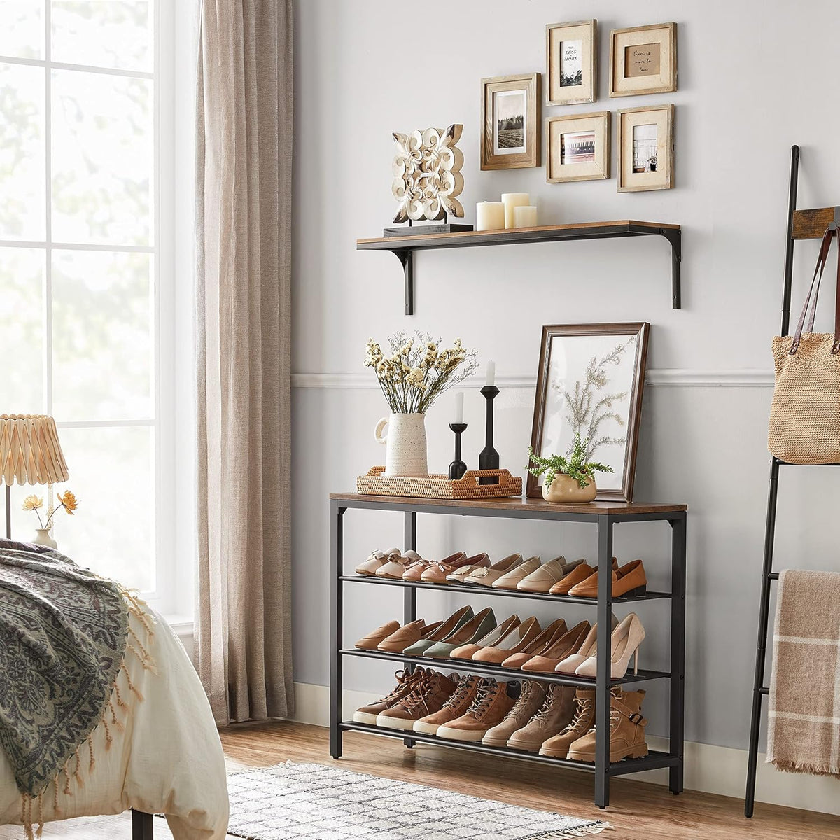 VASAGLE Shoe Rack LBS14BX