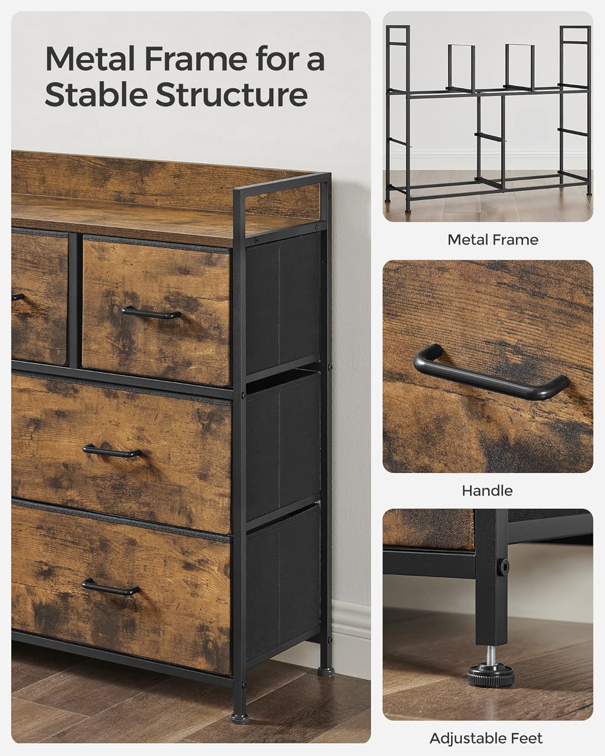 SONGMICS Chest of Drawers LTS137B01