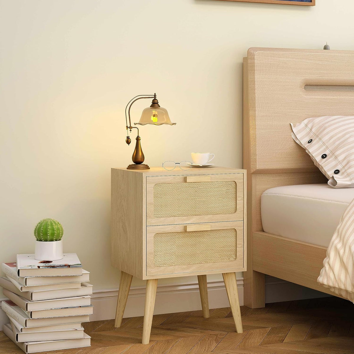 Rattan Side Table