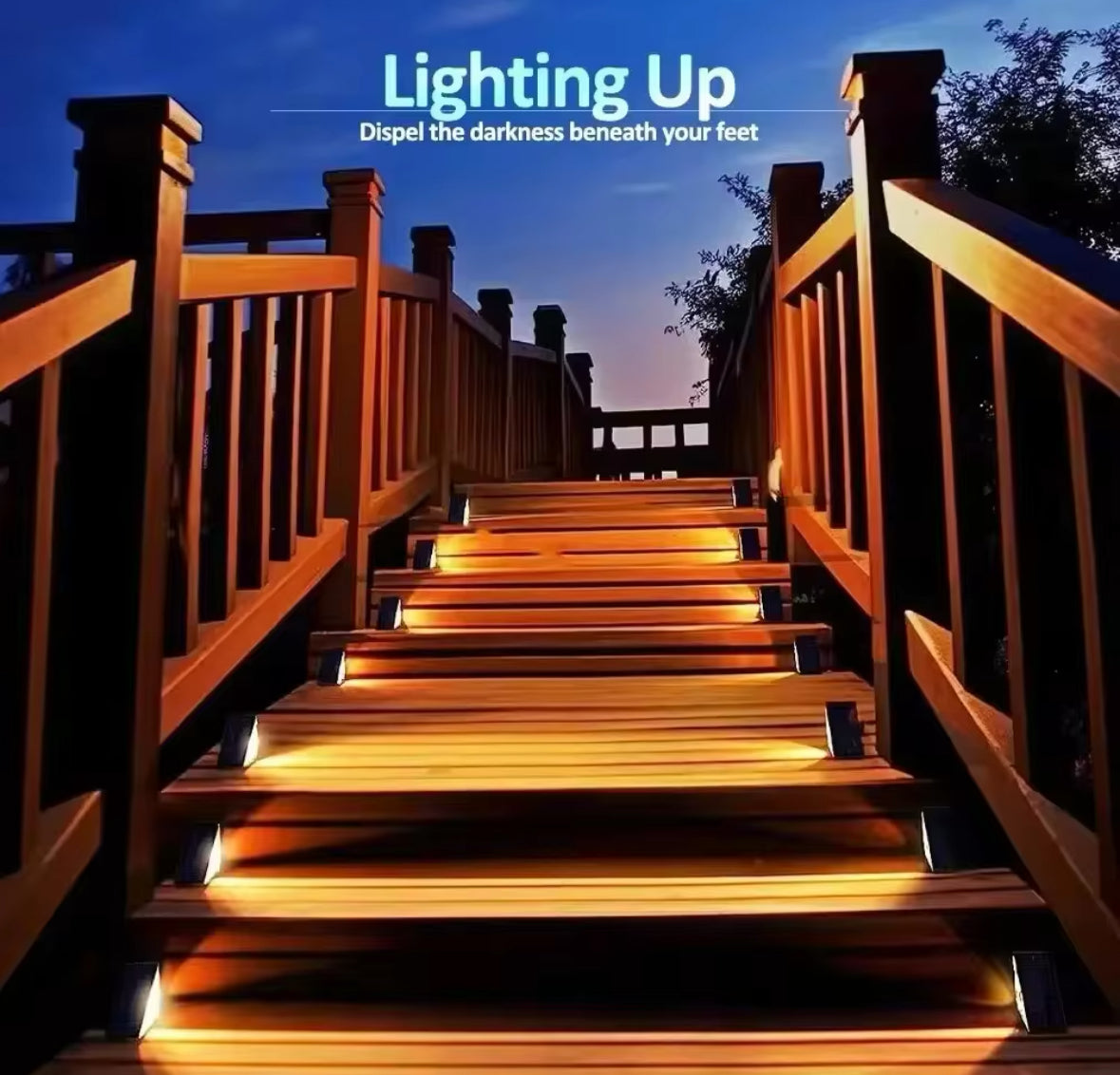 2 Led Triangle Solar Step Light Outdoor Waterproof IP67 Solar - Medaid International