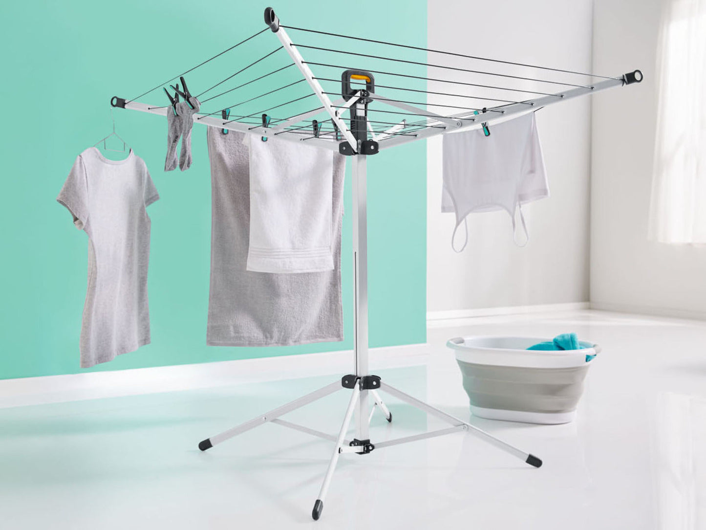 AquaPur Rotary Folding Clothes Drying Rack