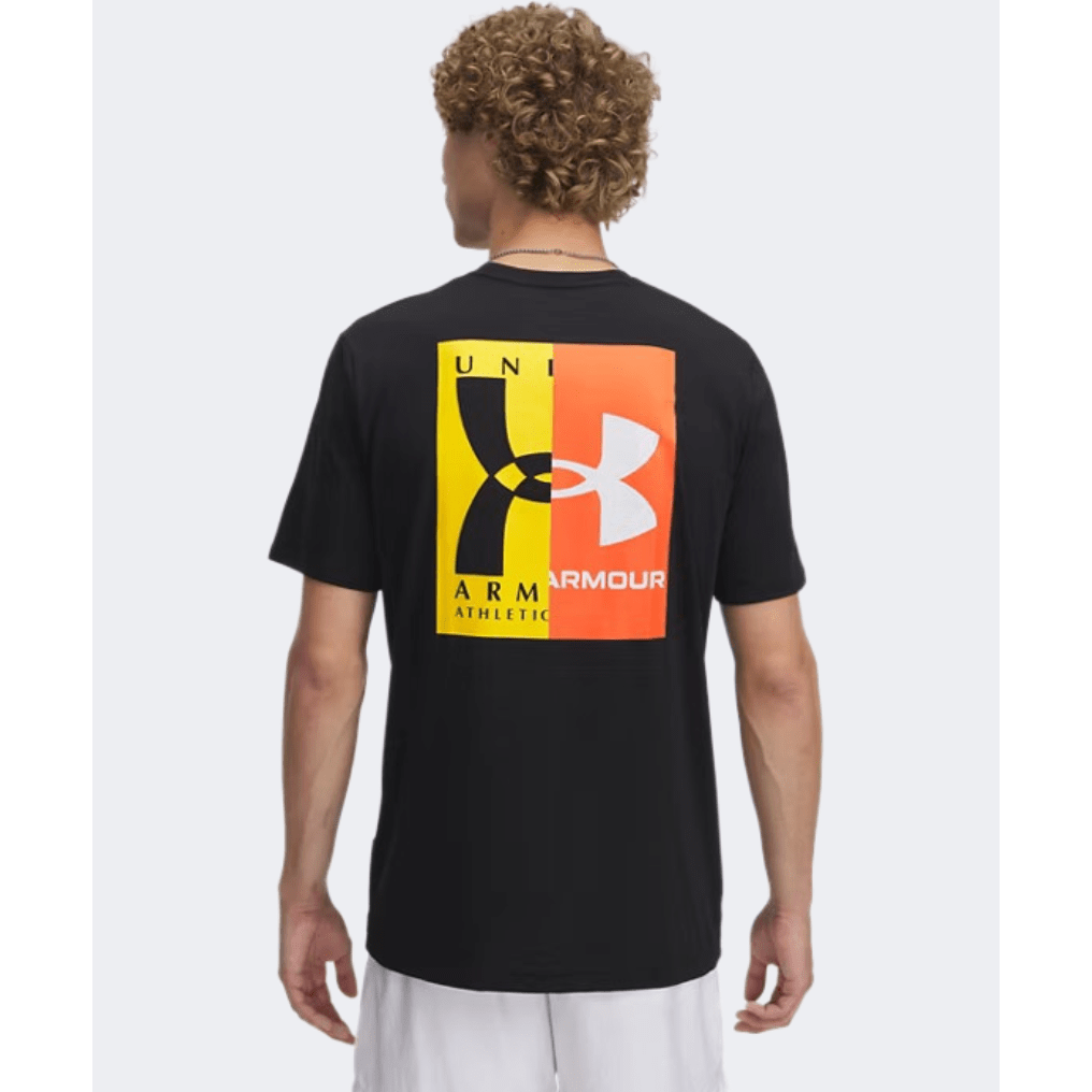 Under Armour Evolution Logo Men Lifestyle T-Shirt Black/White/Gold - Medaid International