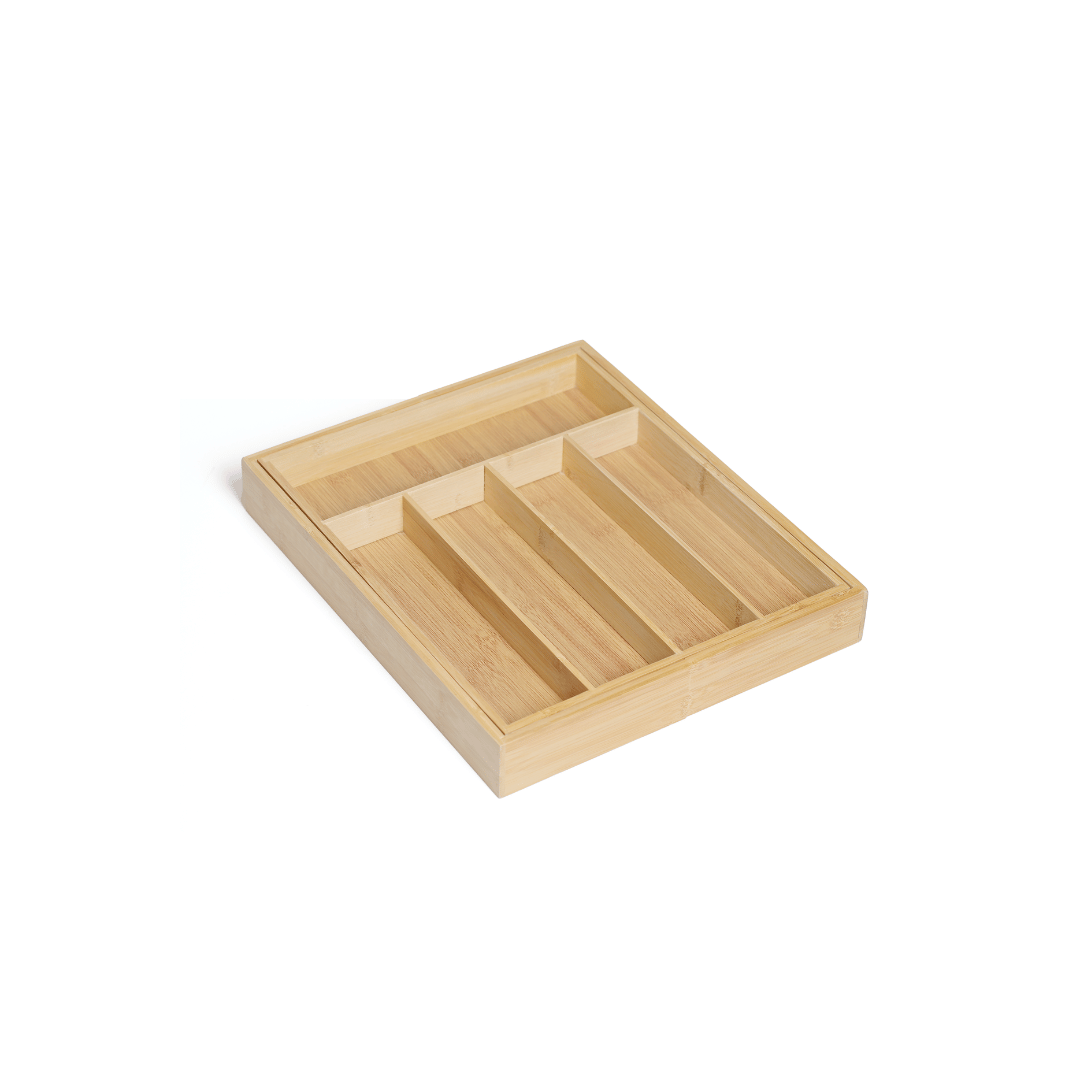 Bamboo Adjustable Drawer Organizer