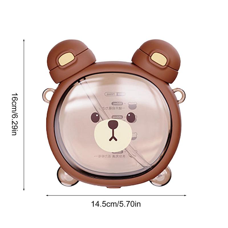 750 ML Bear Water Bottle Kids 2 in 1