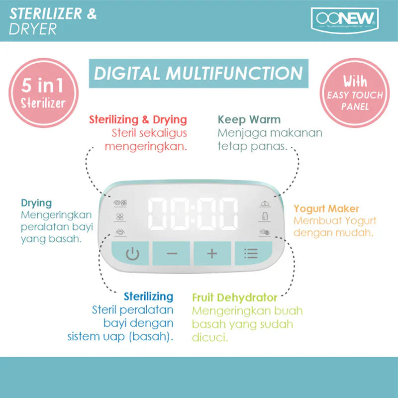 Oonew - Steam Sterilizer And Dryer - Multifunctional Bottle Care