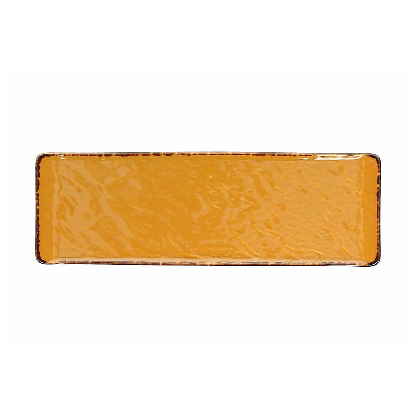 Tognana Vulcania Rect.Plate 30x10cm Yellow