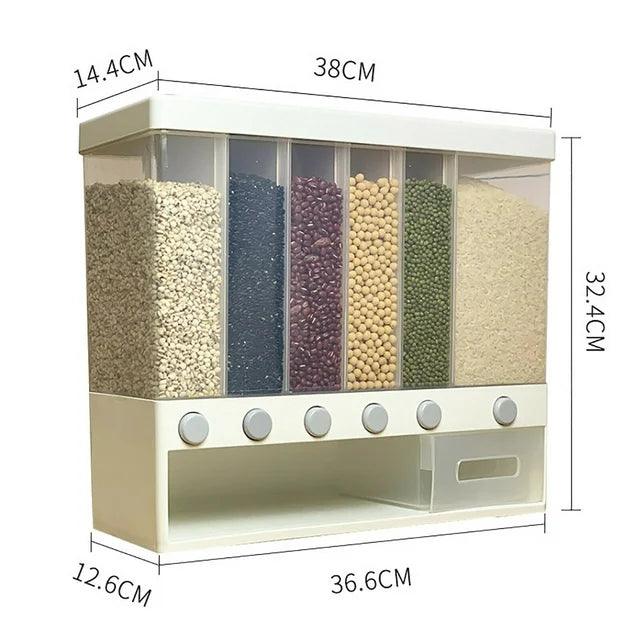Wall Mounted Grains Dispenser