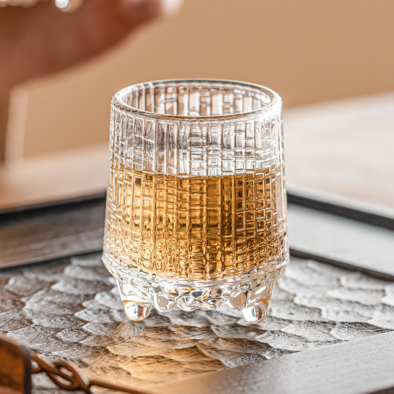 6-Pcs Elegant & Smooth Beverages Champagne Flute Glass – Gold 190ml #3769