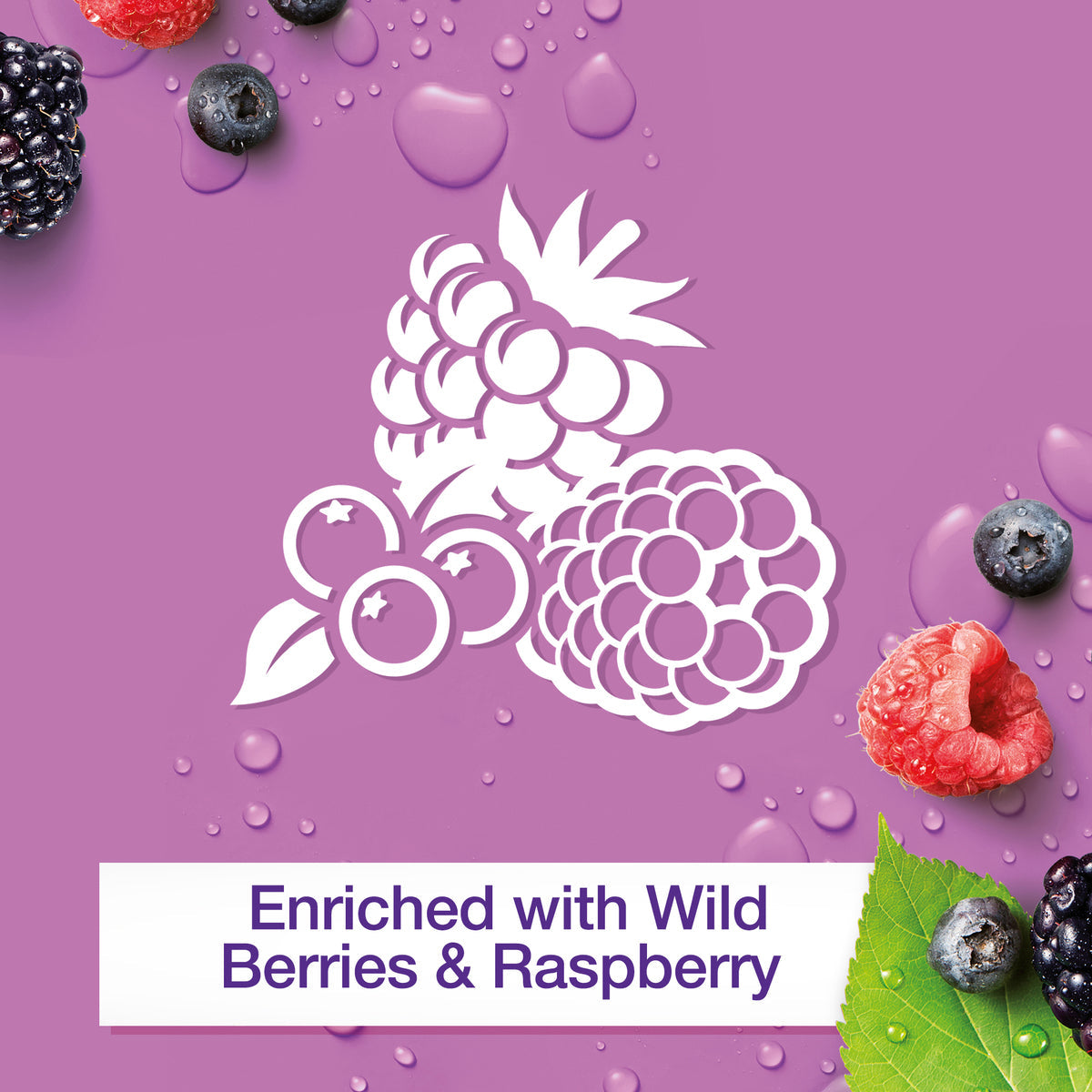 Johnson's Shower Gel Vita-Rich Replenishing Berry 400ml