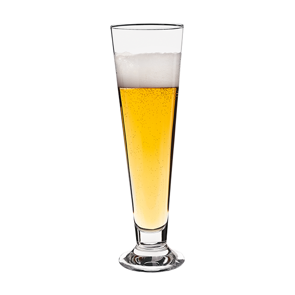 Bormioli rocco palladio footed pilsner footed glass set of 6