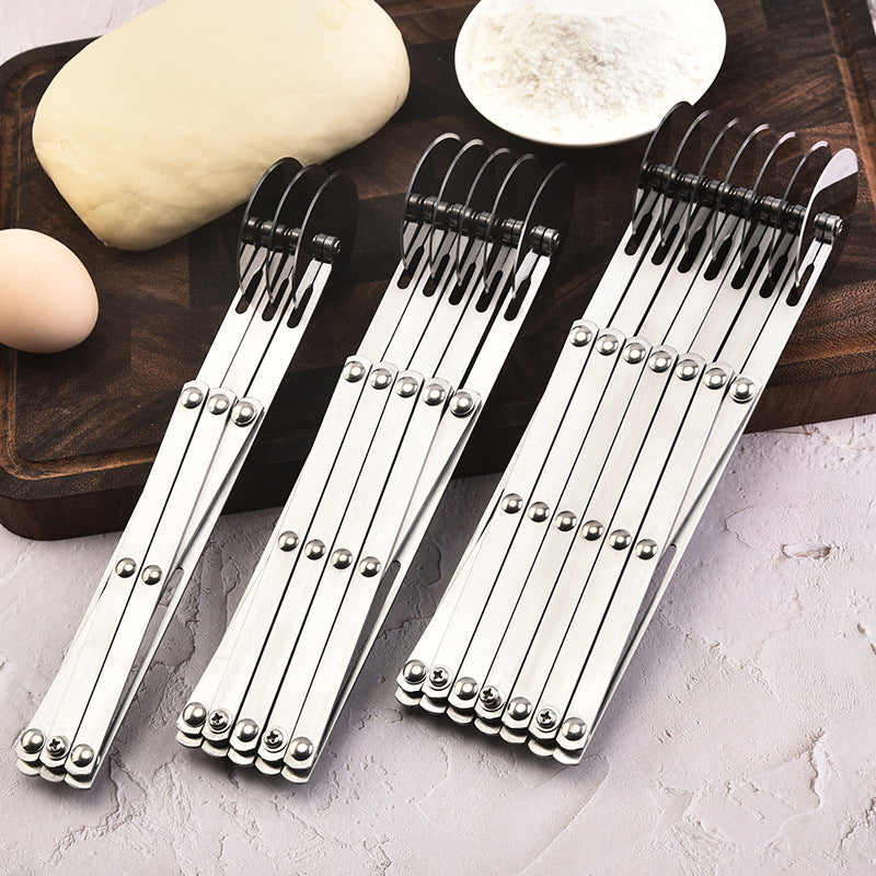 Stainless Steel Expandable Cutter Roller Knife 3/5/7-Wheel