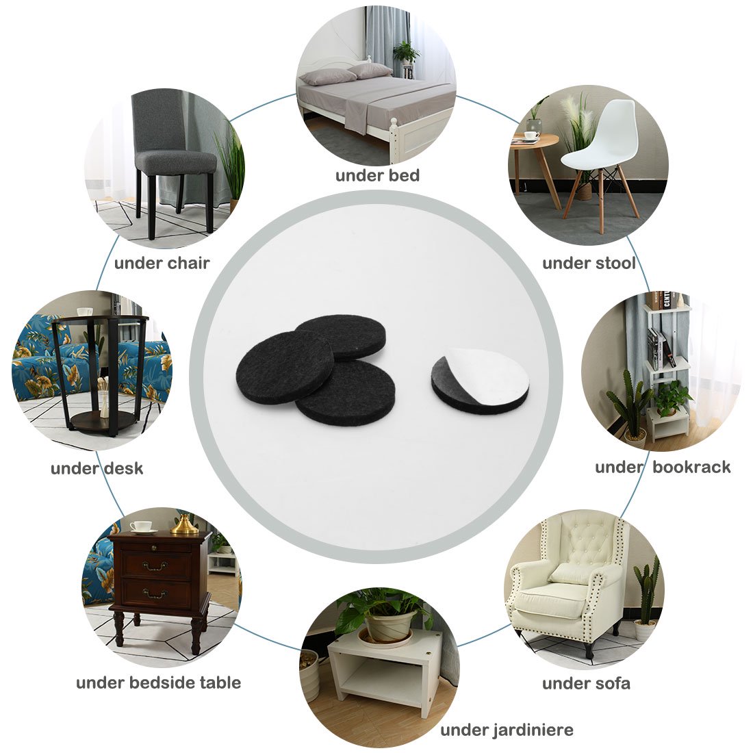 Furniture Floor Protector (Pack of 30)