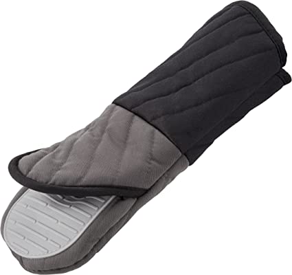 TEFAL Comfort Kitchen Gloves Black/Grey