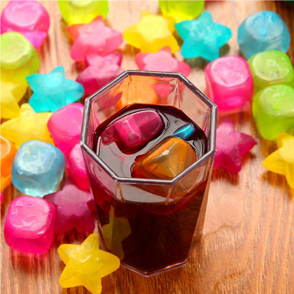 Cool Gift 20pcs Reusable Ice Cube With Different Color