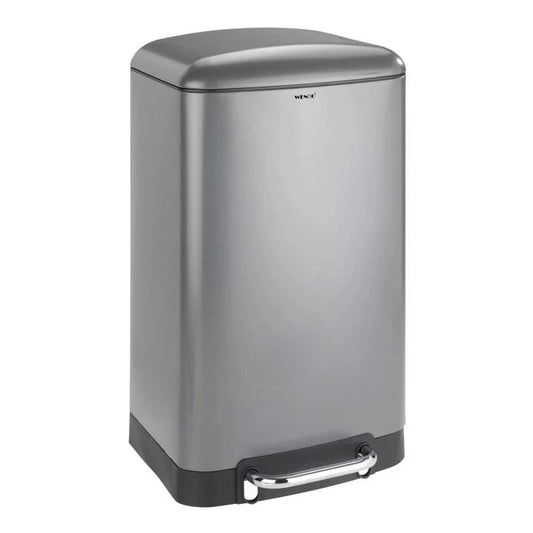 Pedal Bin Studio, Easy-Close, Gray 30 liters by Wenko -Germany