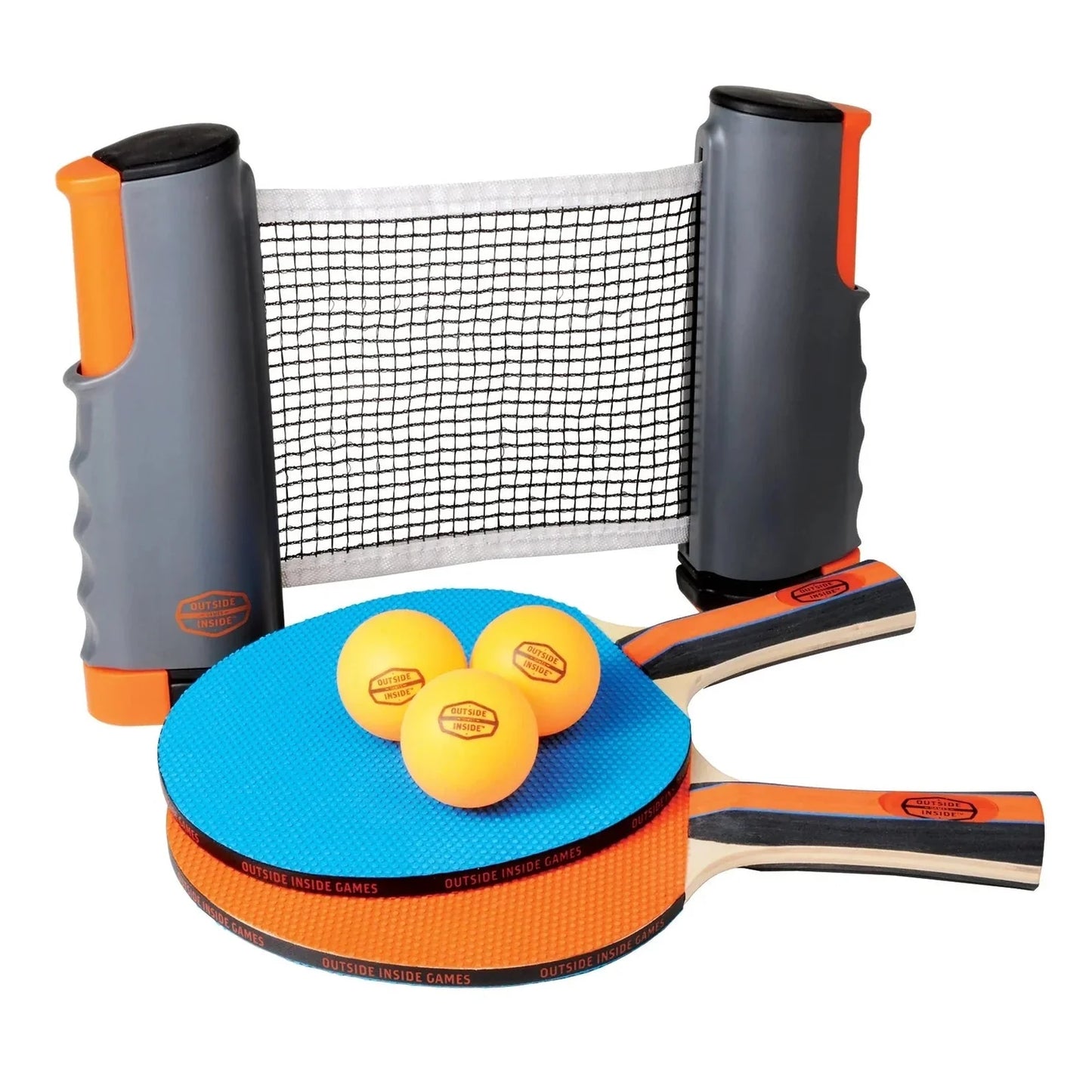 Retractable Table Tennis Net With 2 Rackets