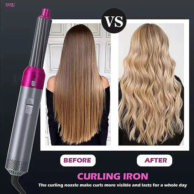 5 In 1 Hot Air Styler Hair Straightener - Medaid International