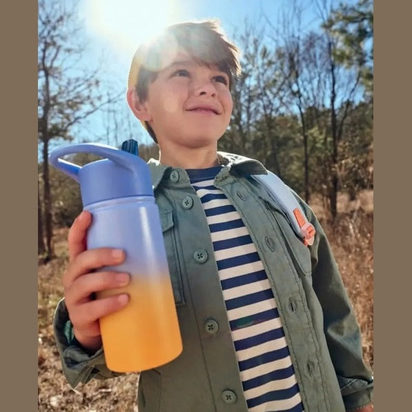 Wander Insulated Stainless Steel Kids Water Bottle with Straw