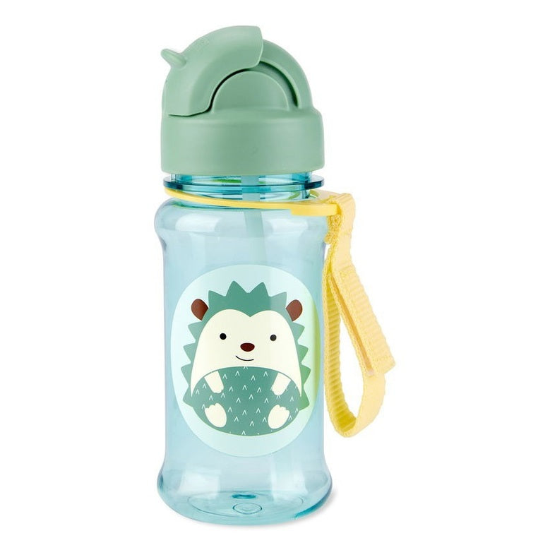 Zoo Tritan Straw Bottle Hedgehog