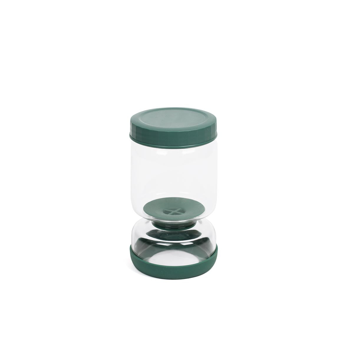Olivra Flip-to-Strain Glass Jar