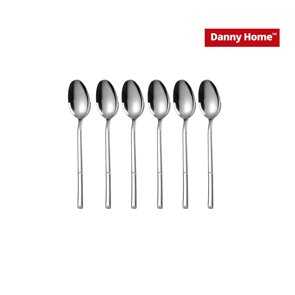 Danny Home 6-Pieces Stainless Steel Coffee Spoon Silverware Flatware