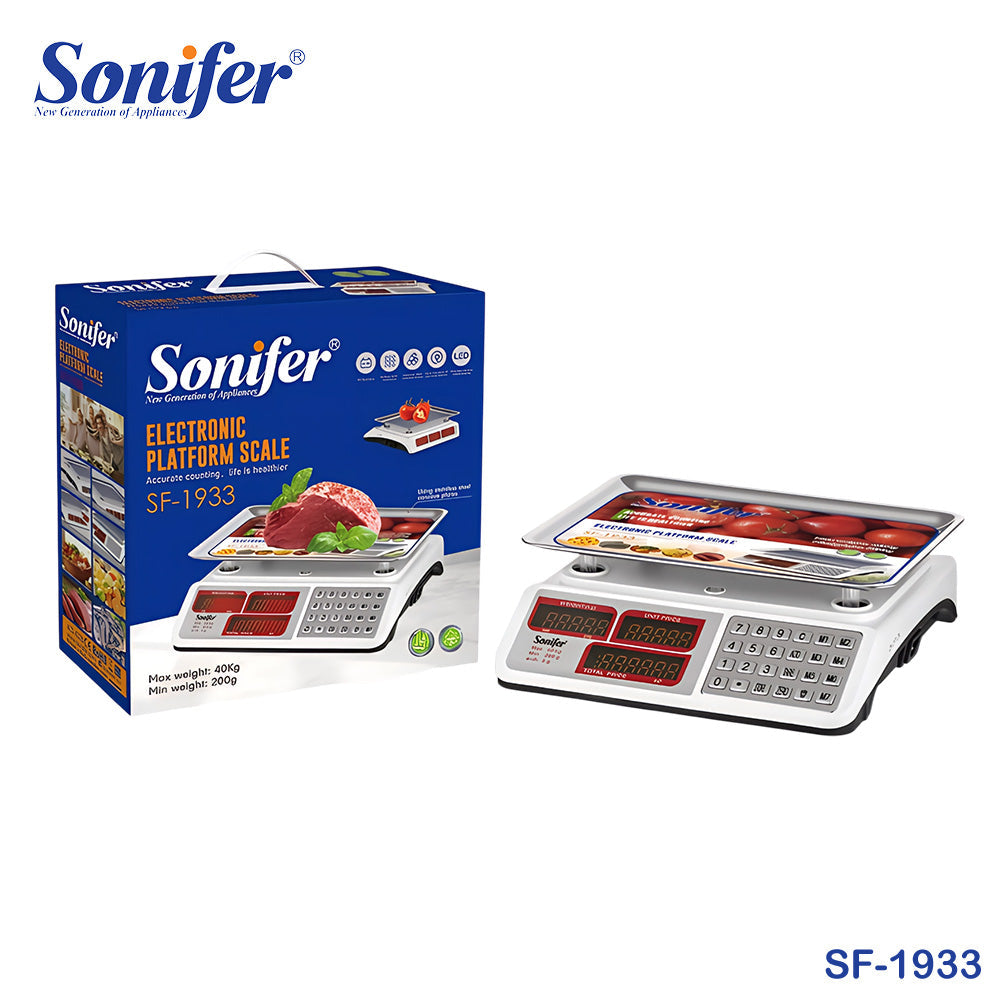 Sonifer SF-1933, Digital Kitchen Scale 2 Side Screens