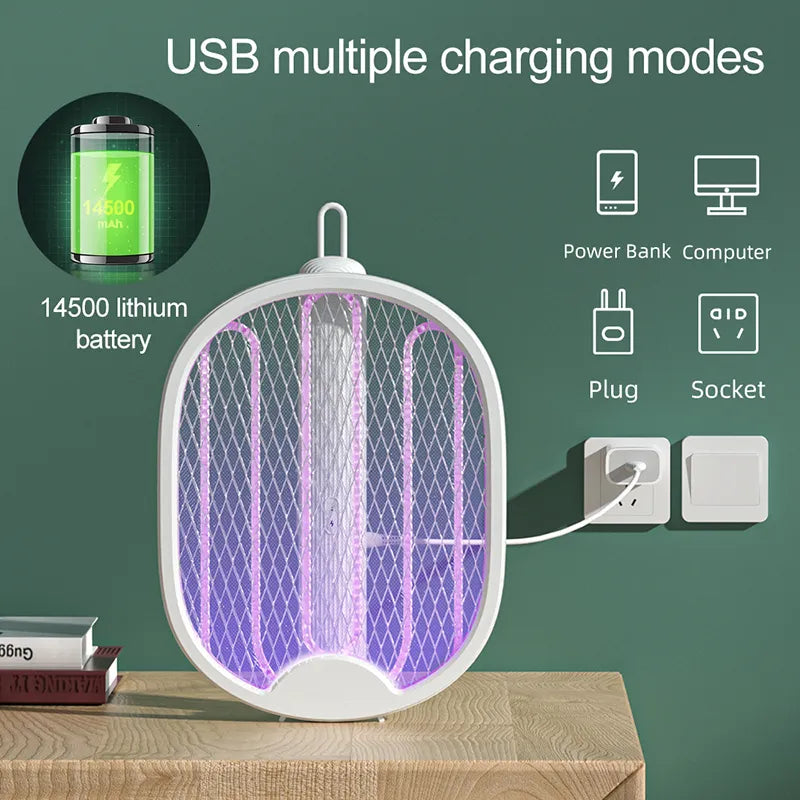 UV Light Electric Mosquito Racket