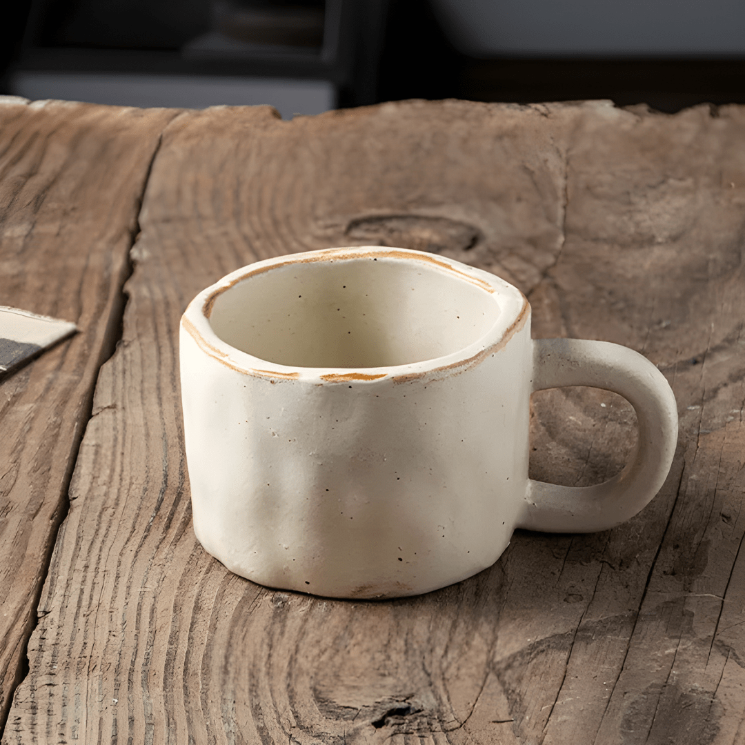 Japanese-Style Handcrafted Rustic Ceramic Mug – 200ml