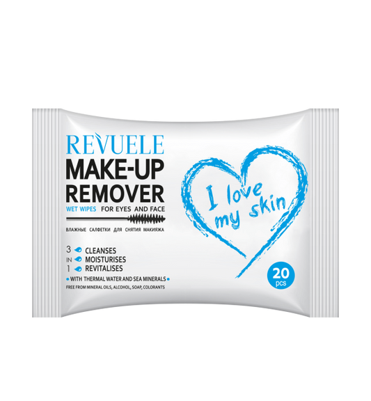WET WIPES MAKE-UP REMOVER HYPOALLERGENIC WITH MICELLARR WATER