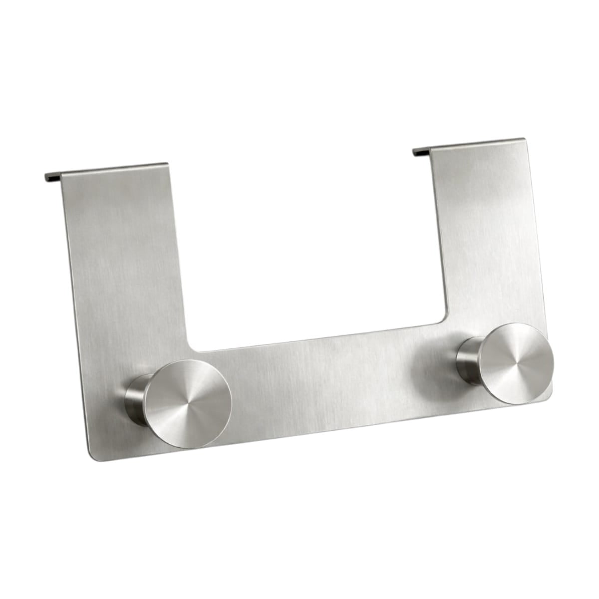 Stainless Steel Door Mounted Hanger with 2 hooks