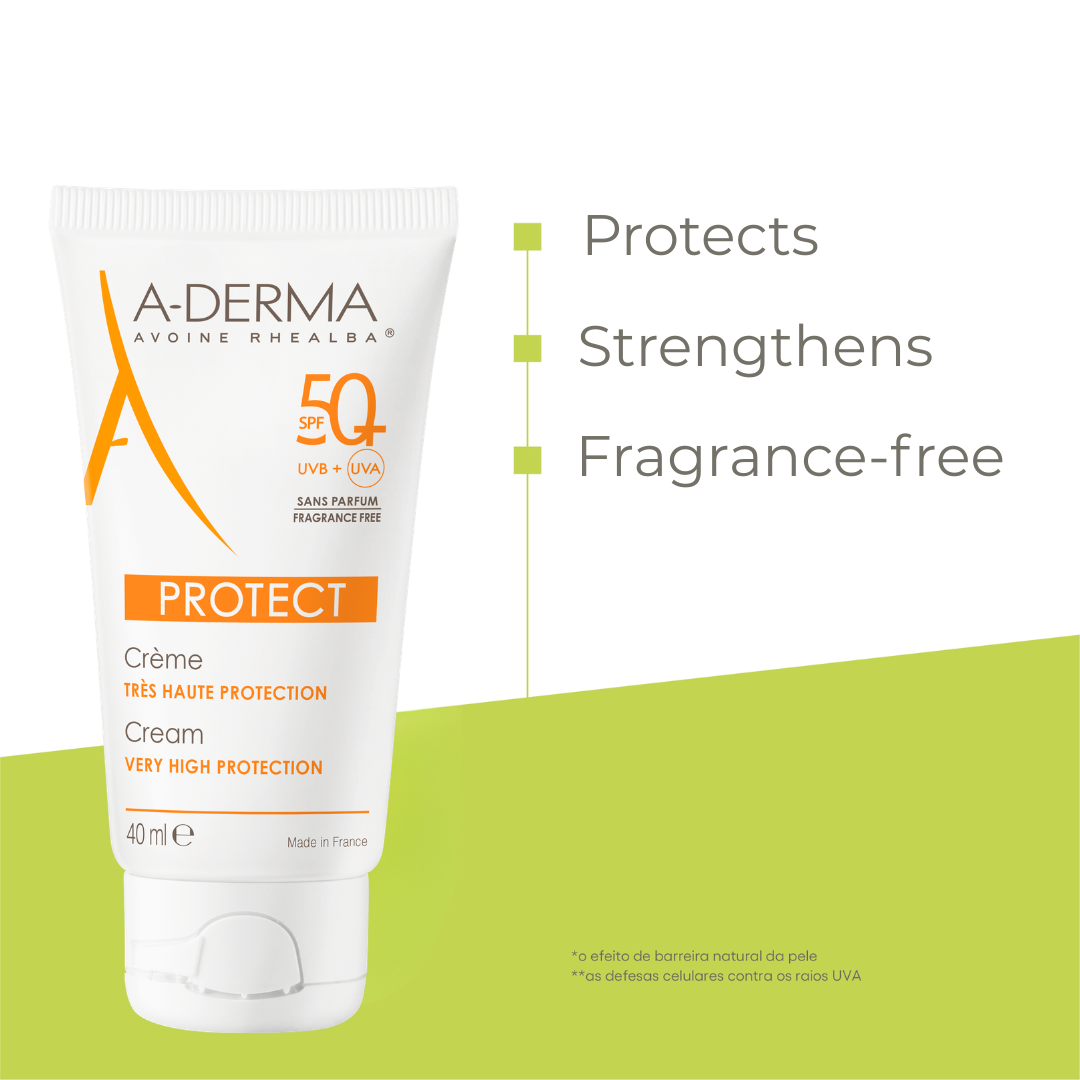 A-Derma Protect Fragrance Free For Dry And Sensitive Skin Face Sunscreen Buy 1 Get 1 Bundle