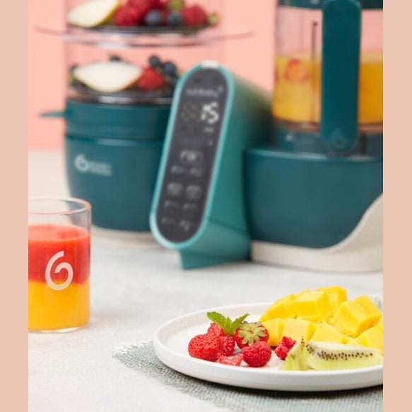 Babymoov Nutribaby+ 6-in-1 Food Processor – Opal Green