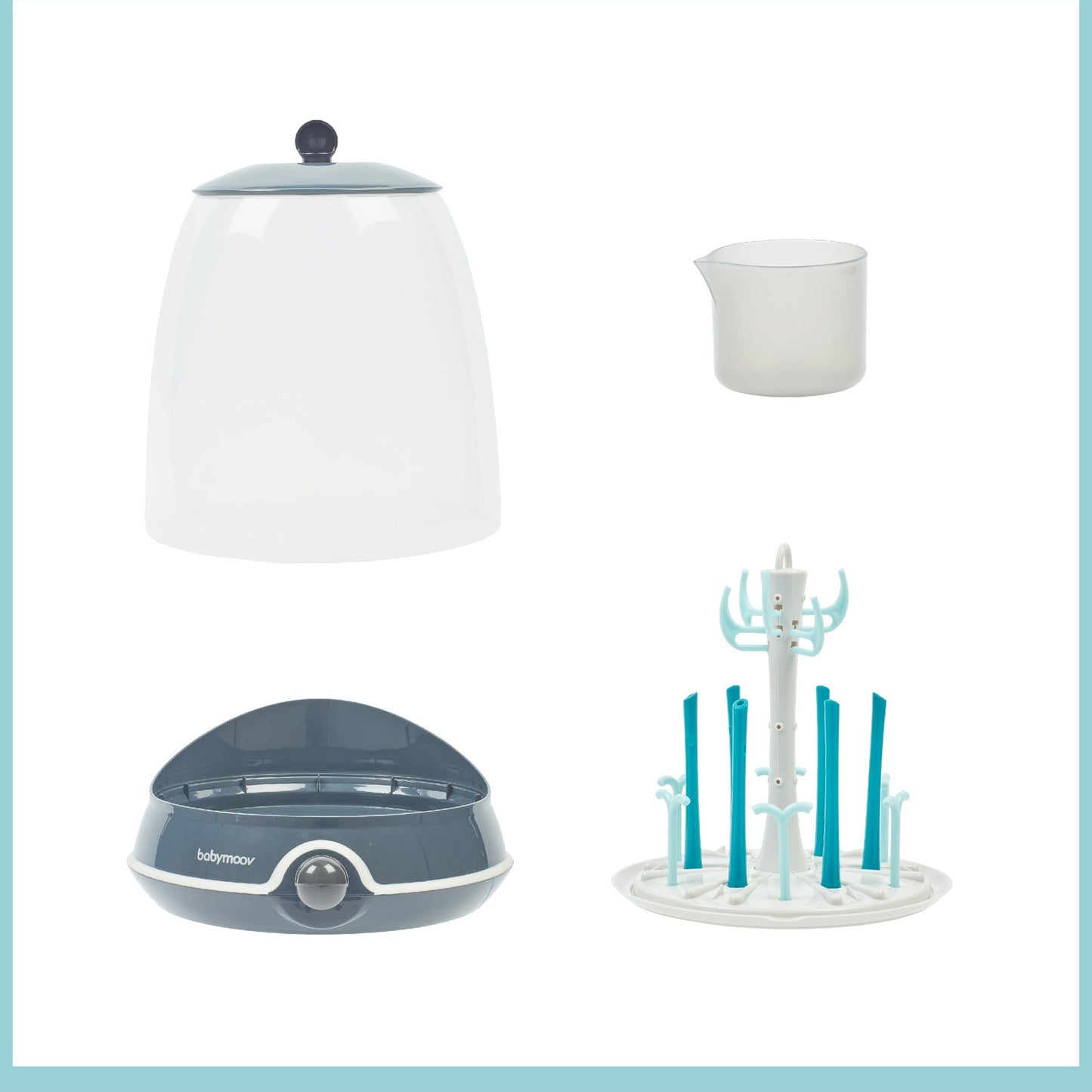 Baby Bottle Steam Sterilizer and Bottle Drainer