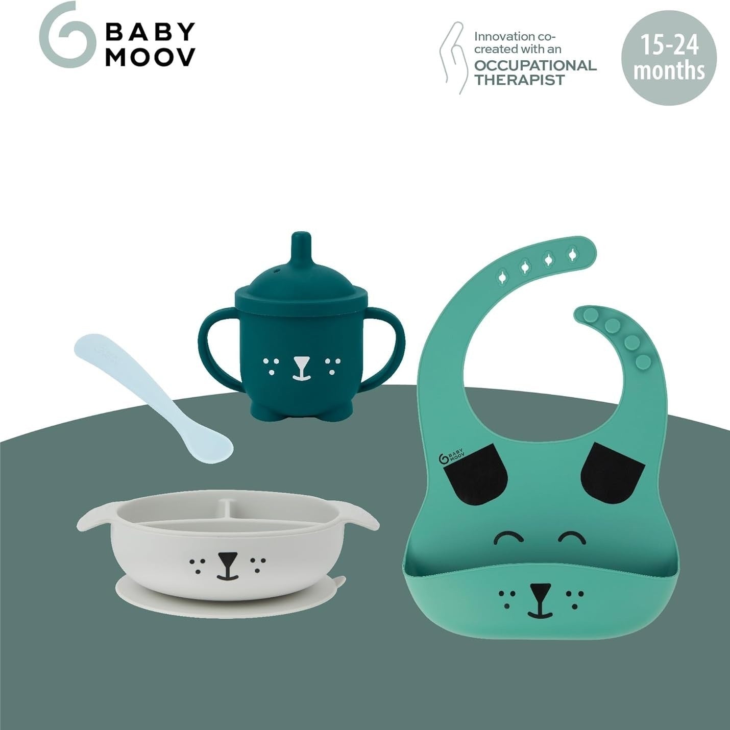 Babymoov 4-piece silicone harness set