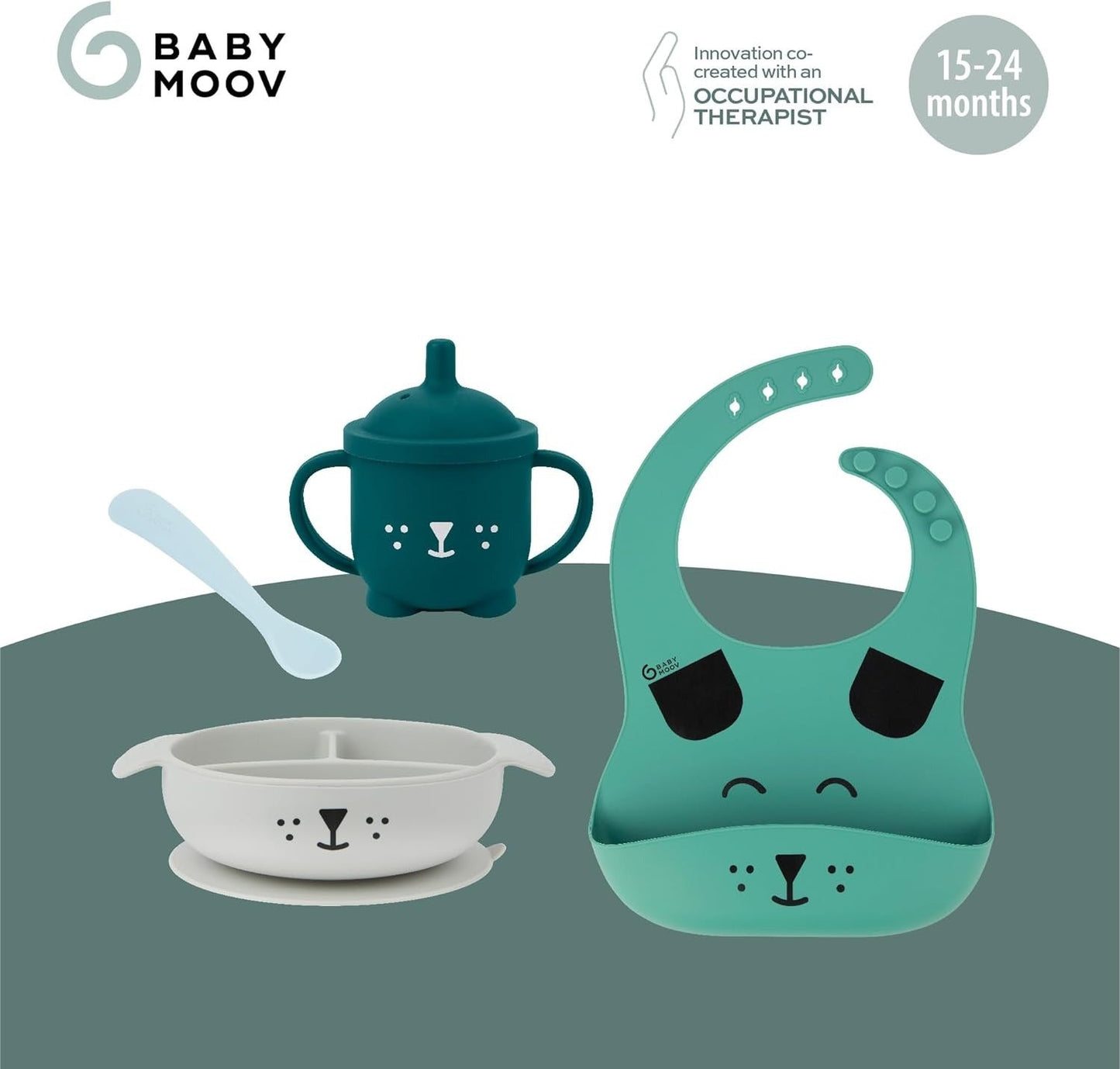 Babymoov 4-piece silicone harness set