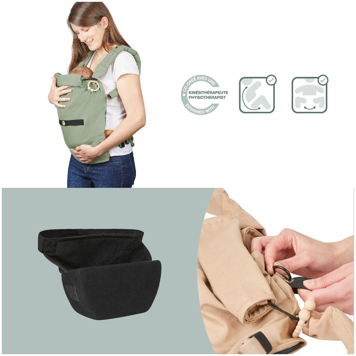 Babymoov Newborn Insert for Moov & Boost Baby Carrier