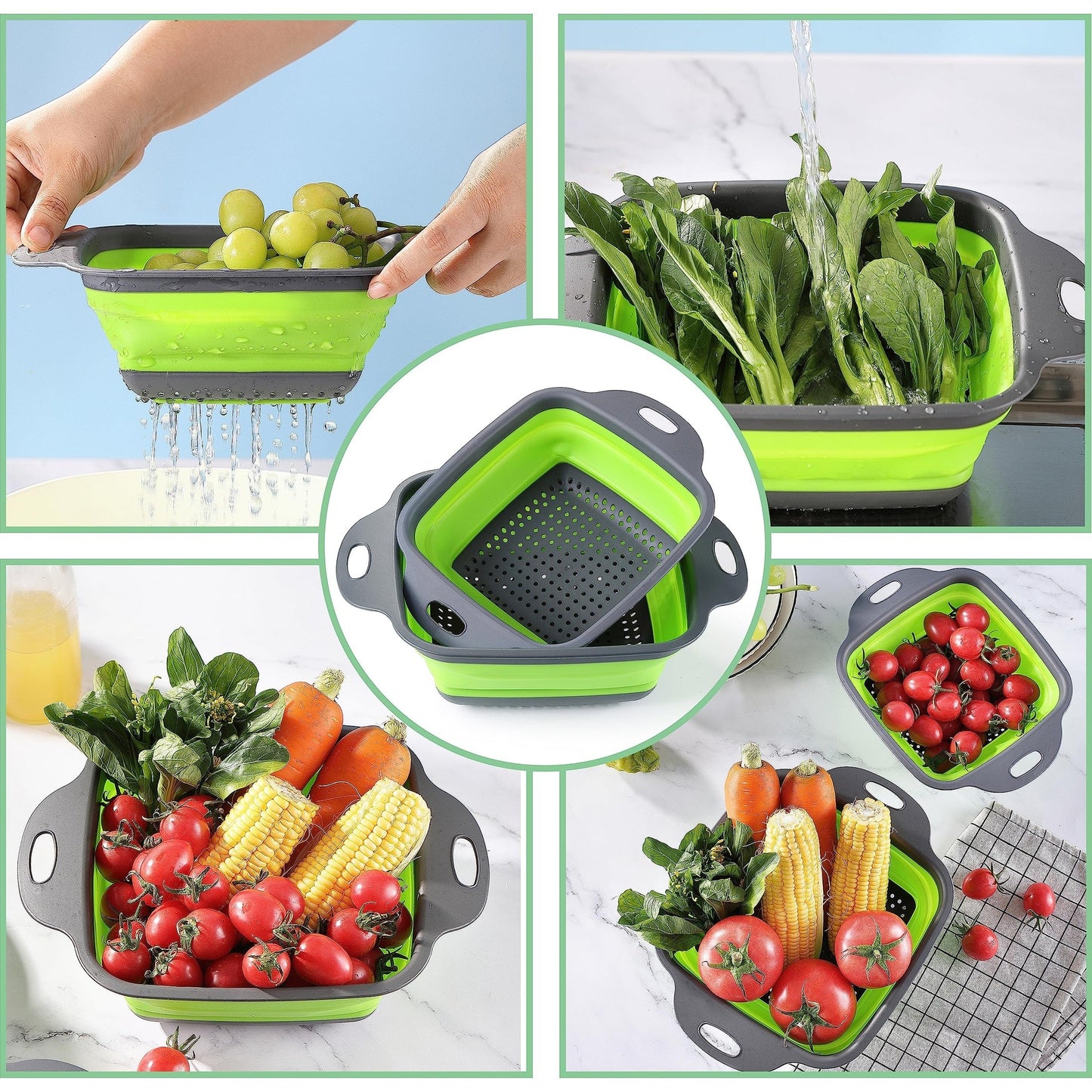 Silicone Collapsible Drainer