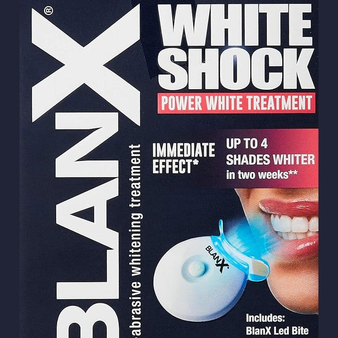 BlanX White Shock Toothpaste 50ML+ LED Bite(Power White Treatment)