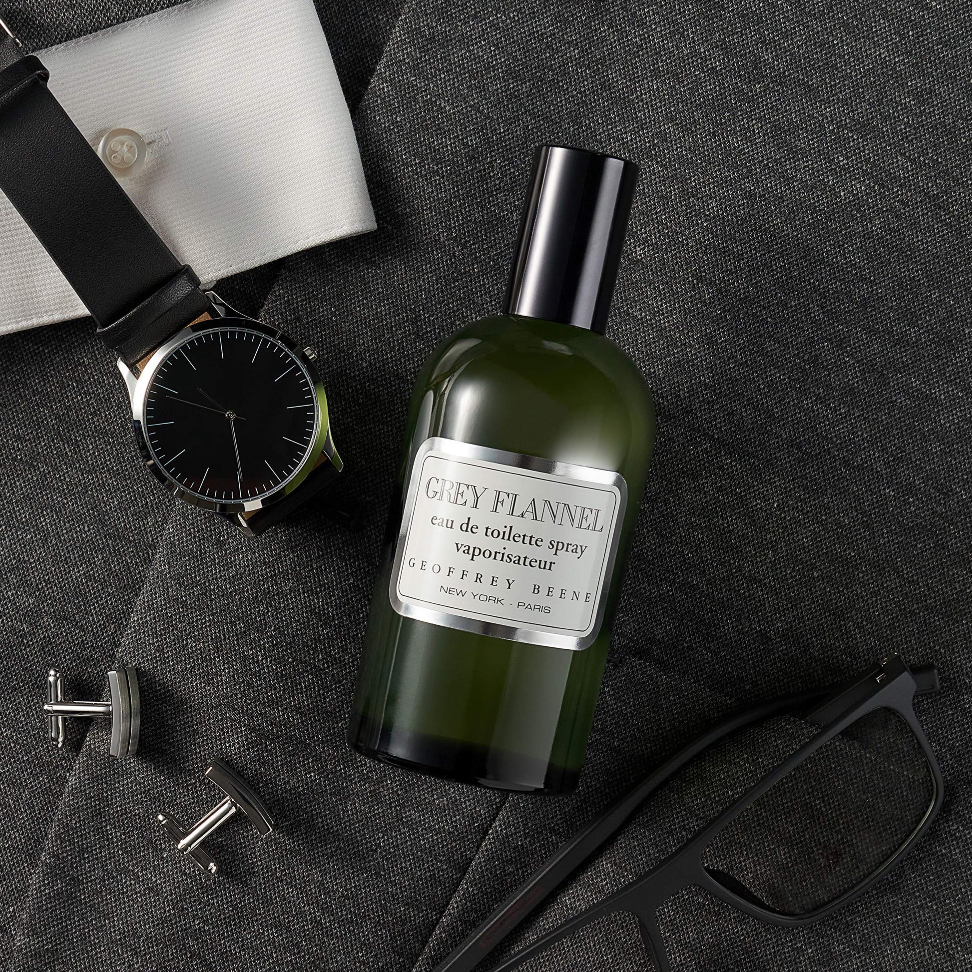 Geoffrey Beene Grey Flannel Men's Perfume, Eau De Toilette Daytime Luxurious Spray, 4 oz - Medaid International
