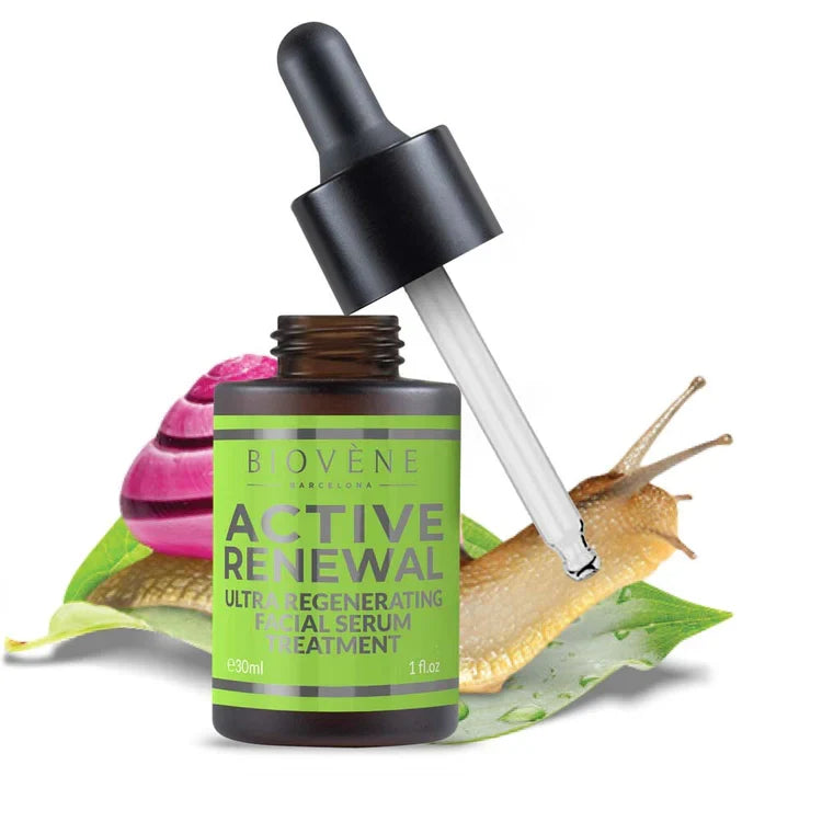 Biovene Snail Active Renewal Ultra Regenerating Facial Serum Treatment 30ml