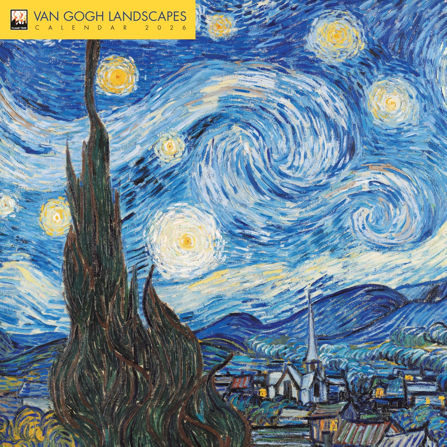 Vincent van Gogh Landscapes Wall Calendar 2026 (Art Calendar) - Medaid International