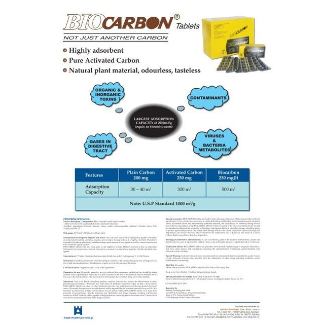 Biocarbon 50 Tablets