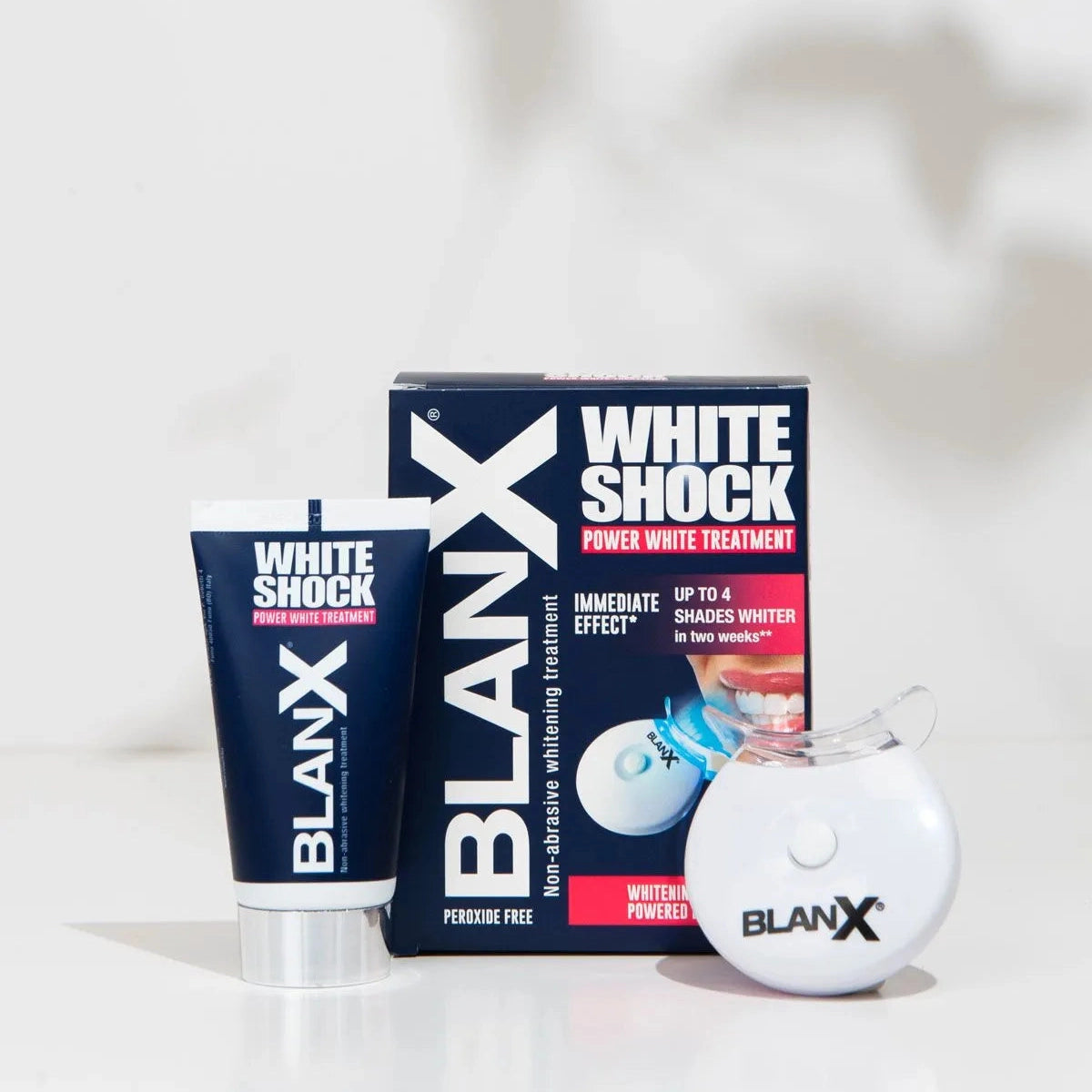 BlanX White Shock Toothpaste 50ML+ LED Bite(Power White Treatment)