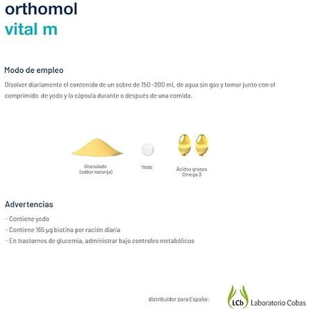 Orthomol Vital M 30 Sachet & Capsules