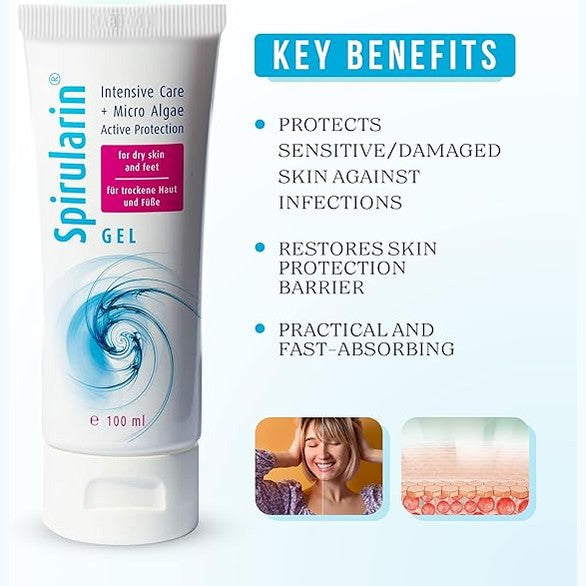 Spirularin Dry Skin & Cracked Feet Gel 100ml